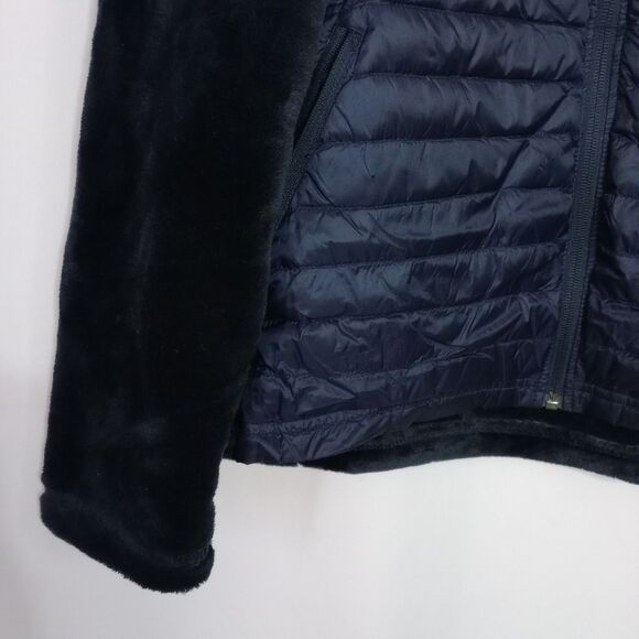 32 Degrees Heat Polar Fleece Puffer Jacket Lghtwght Full Zip Mock Neck Coat Smll - Picture 9 of 9